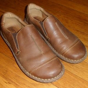 BORN Noley - Umber Leather Slip-ons